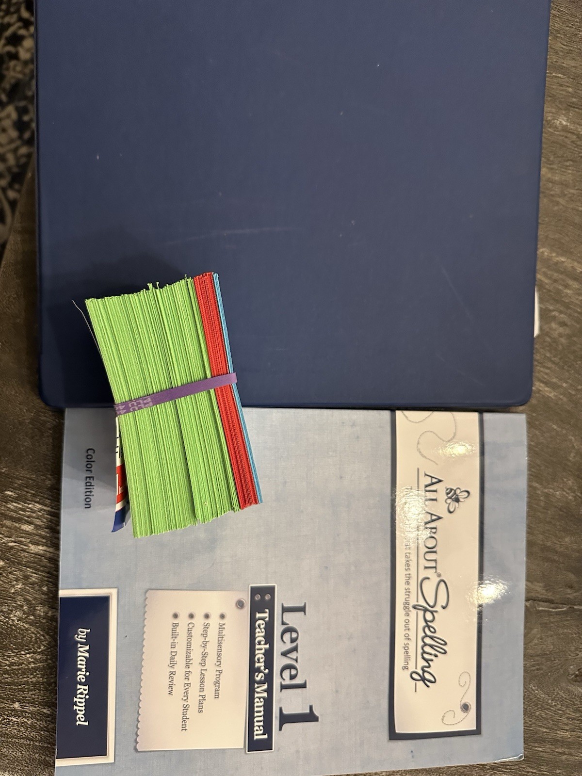 All About Spelling Level 1 Teacher’s Manual Color Edition Spelling Set w/ Binder