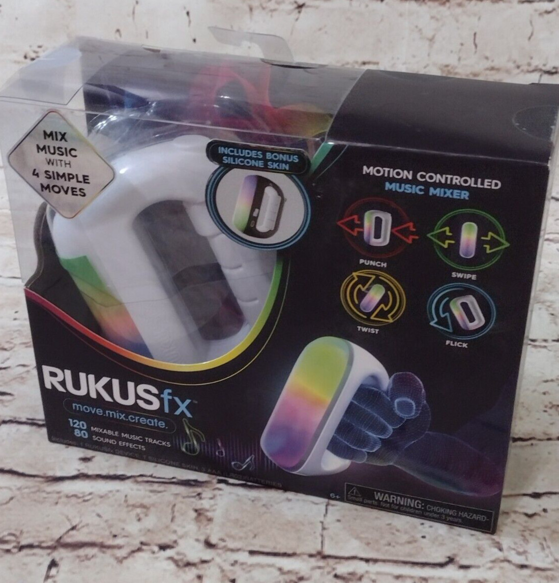 New Rukus FX Handheld Motion Controlled Music Mixer – 120 Tracks & 80 Sounds