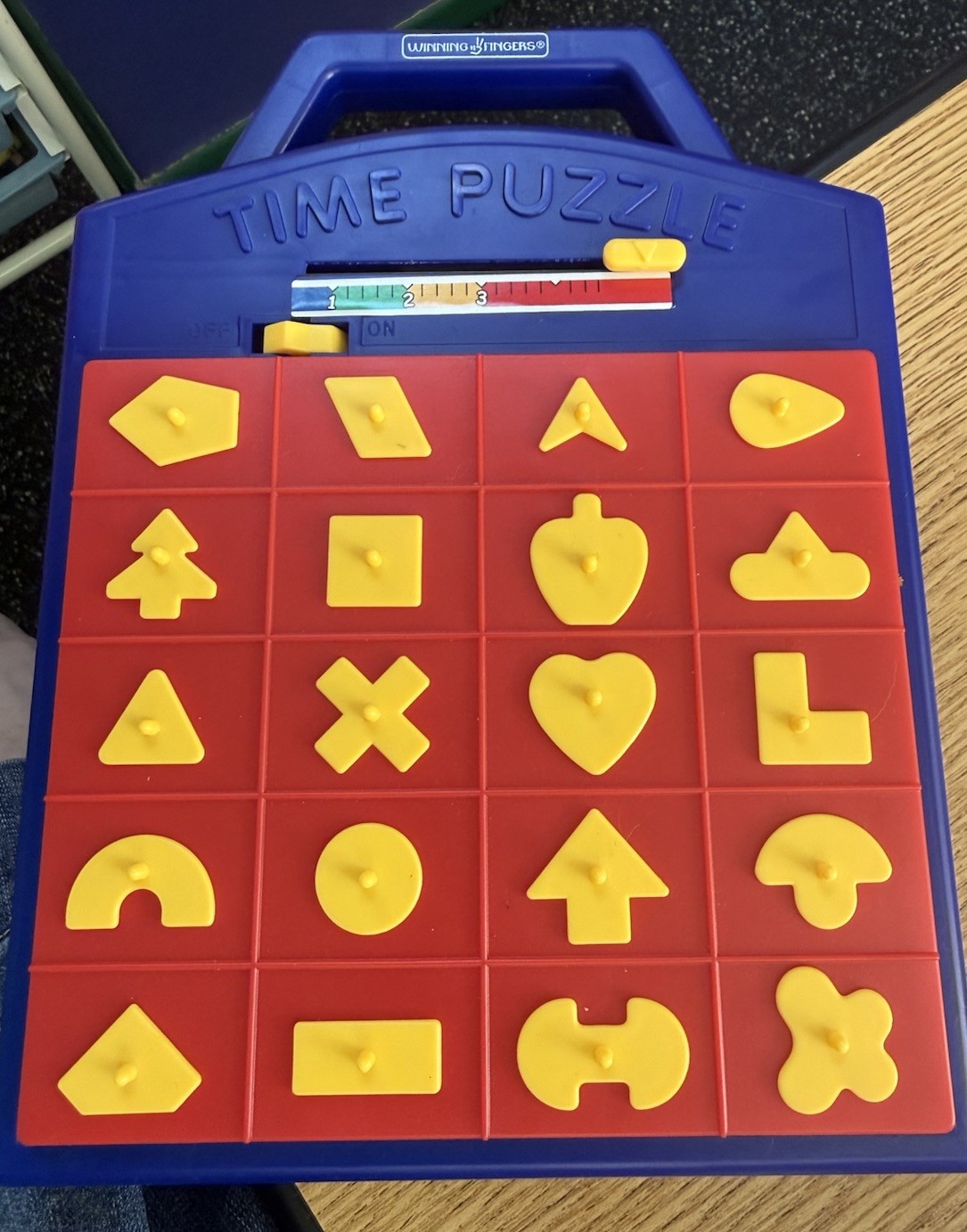 Shape Puzzle Pop Up Board Game Matching Fine Motor Skills Complete No Box PreK