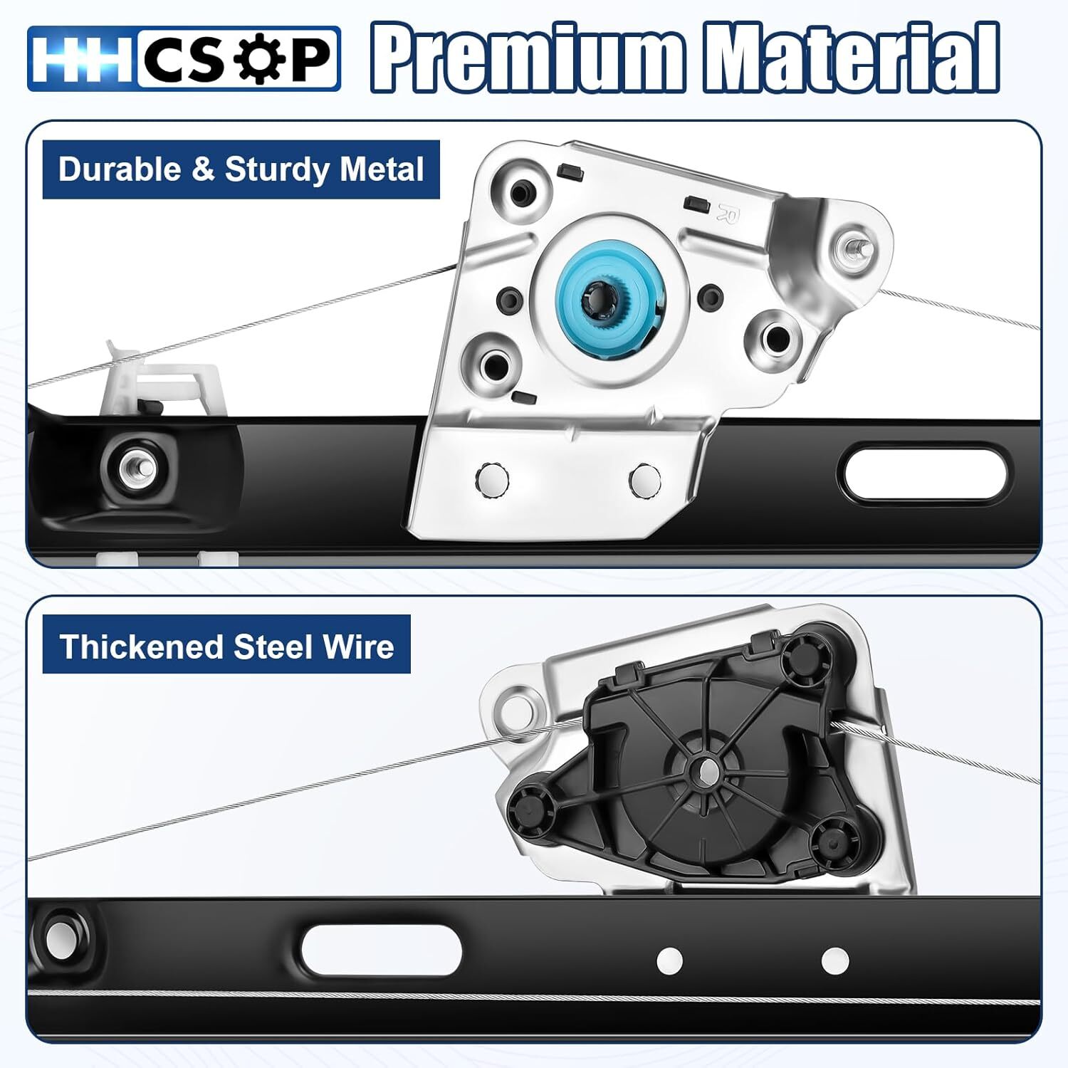 Rear Right Passenger Side Power Window Regulator Without Motor Compatible with