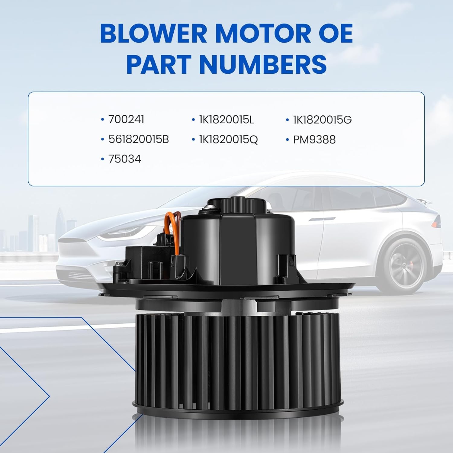 HVAC Blower Motor 700241 Compatible with Audi A3 TT Quattro, Compatible with