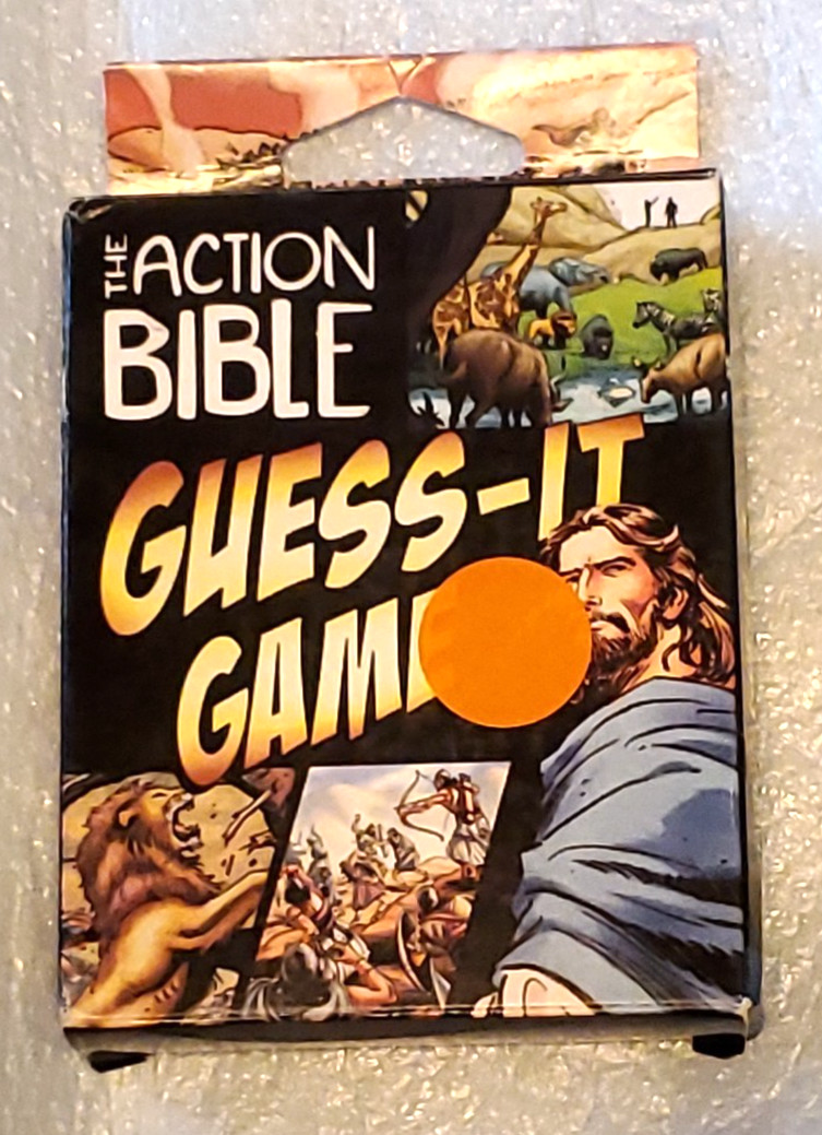 The Action Bible Guess-It Game (Ages 8+) Trivial Learning for Kids