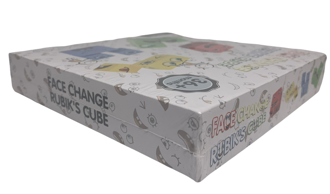 Face Change Rubik’s Cube Interactive Toy Wooden Blocks For 36 Month+