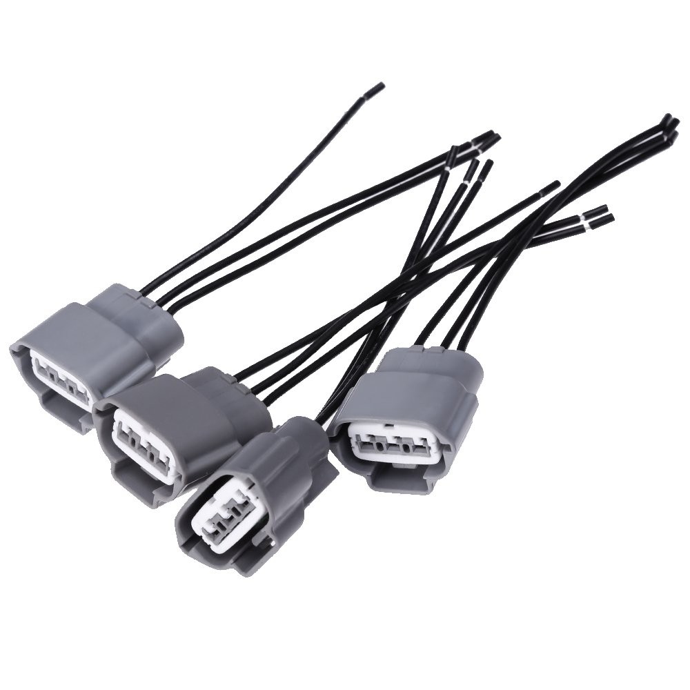 Hoypeyfiy 4pcs Ignition Coil Pack Wiring Harness Connector Replacement for…