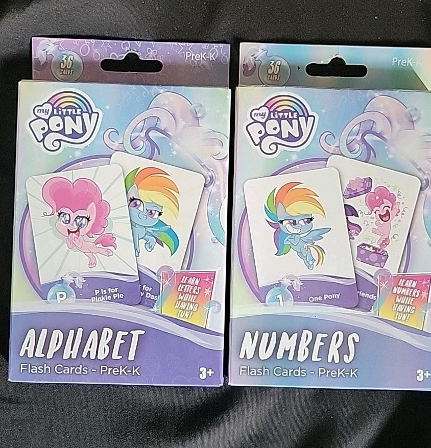 My Little Pony Flash Cards – Numbers and Alphabet – PreK-K (T3)