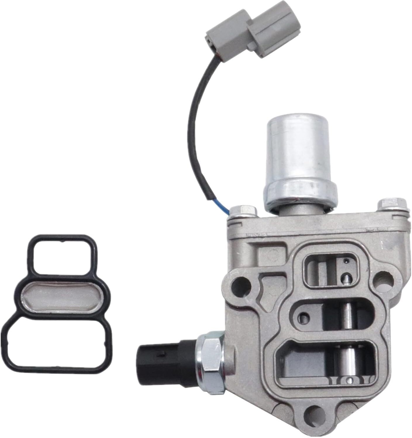 XQSMWF VTEC Solenoid Spool Valve With Gasket Compatible with Honda Civic 1.7L