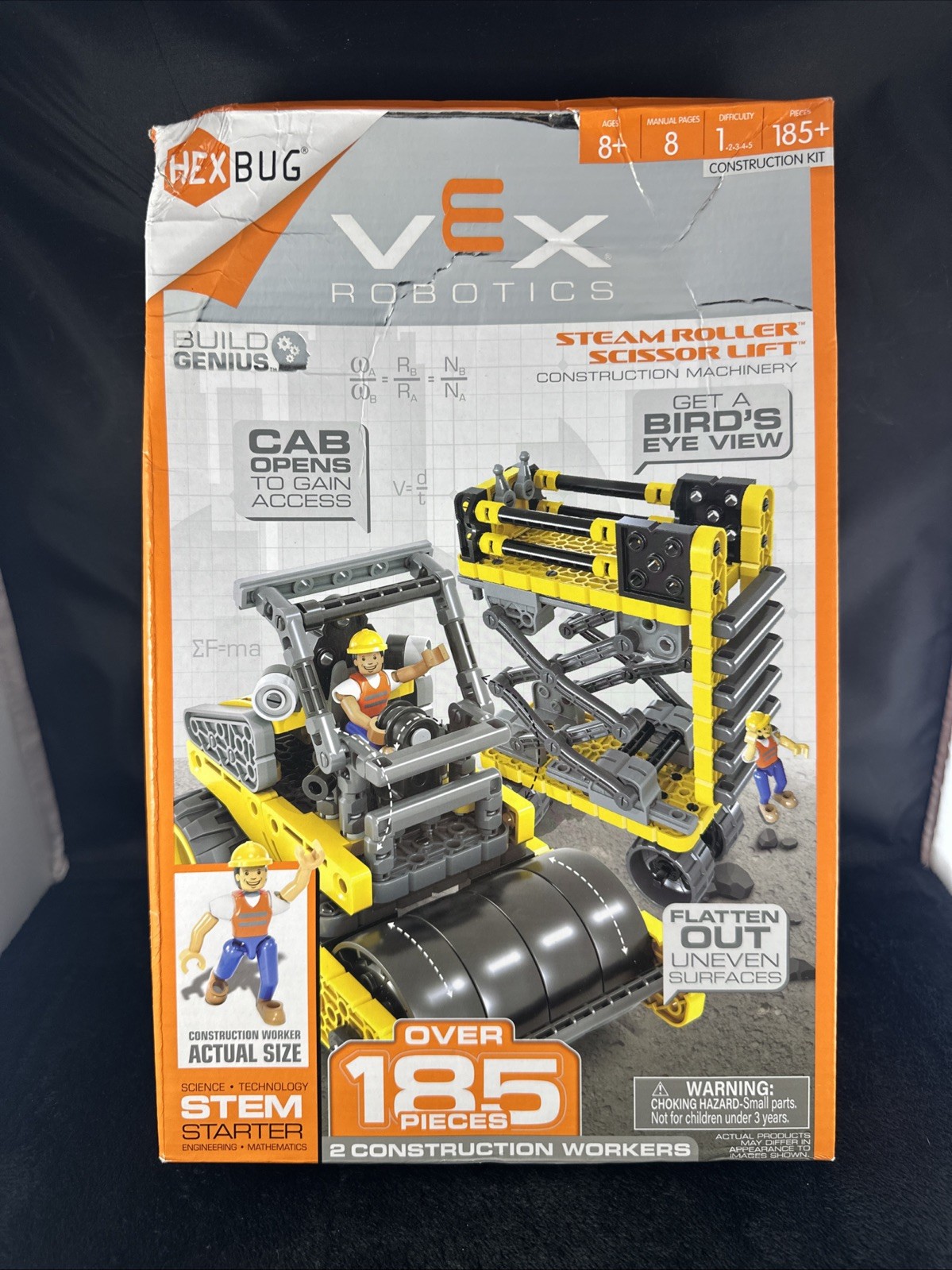 Hexbug Vex Robotics Construction – Steam Roller & Scissor Lift – New In Box ‼️