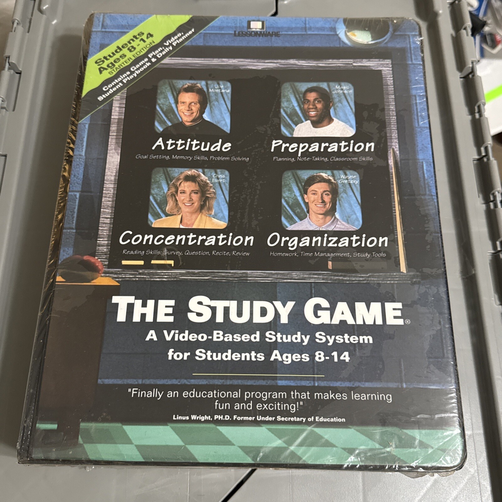 Lessonware The Study Game Video Based Study System. *Brand New Sealed VHS