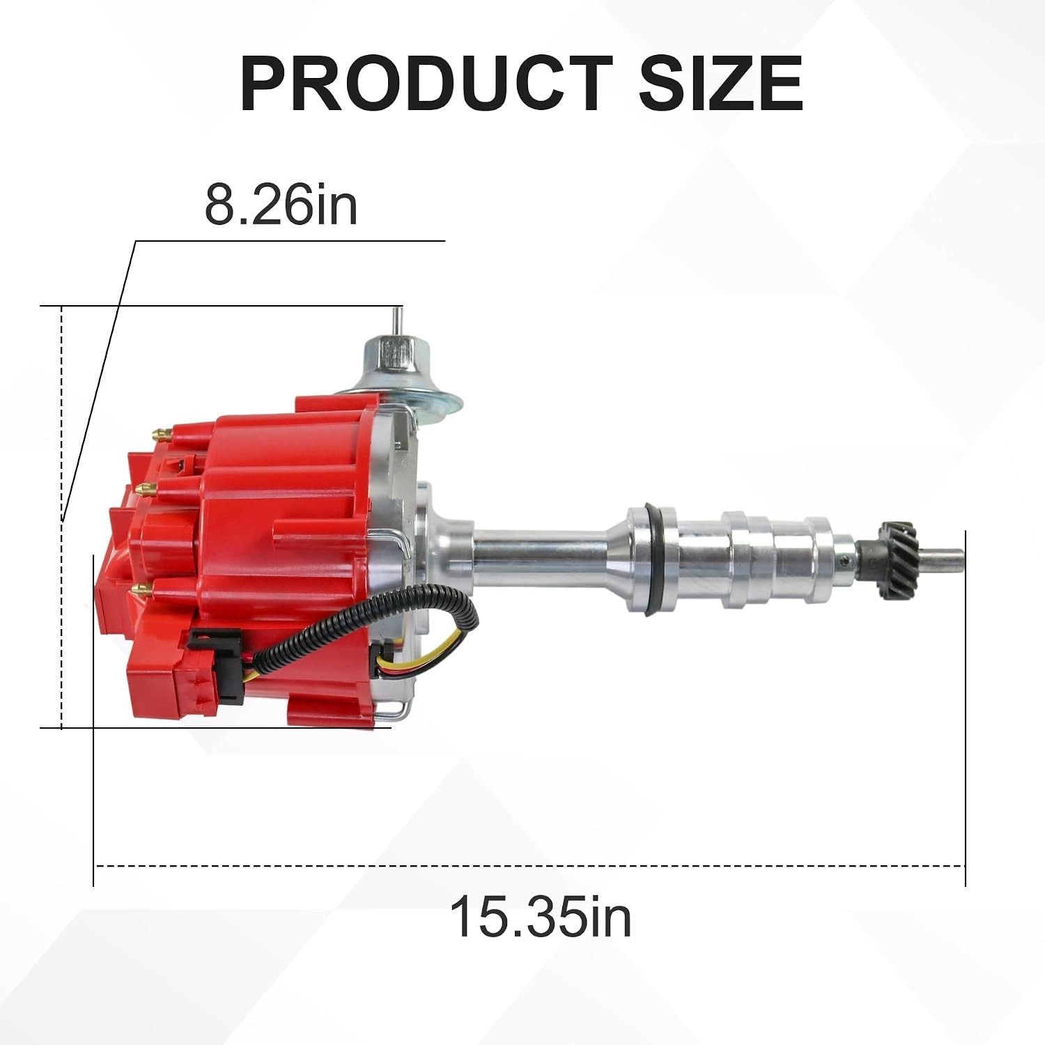 HEI Distributor Ford FE 390 428 Red Cap 65000V