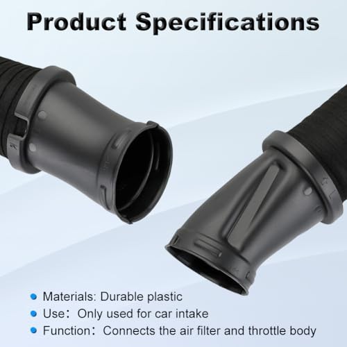 Engine Air Intake Hose Compatible with 2013-2020 Mercedes-Benz SL550 2013-2019