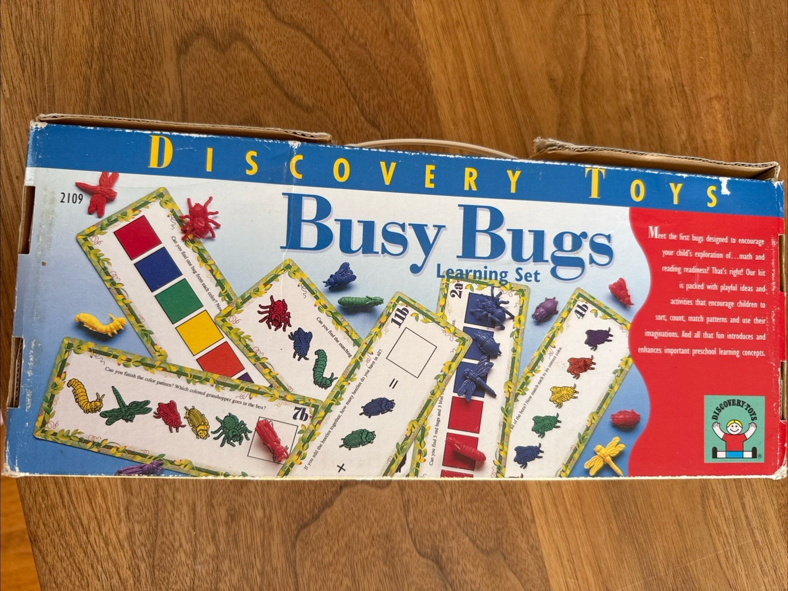 Discovery Toys Busy Bugs Learning Resources Game 2000 Vtg Box SPEECH THERAPY SLP
