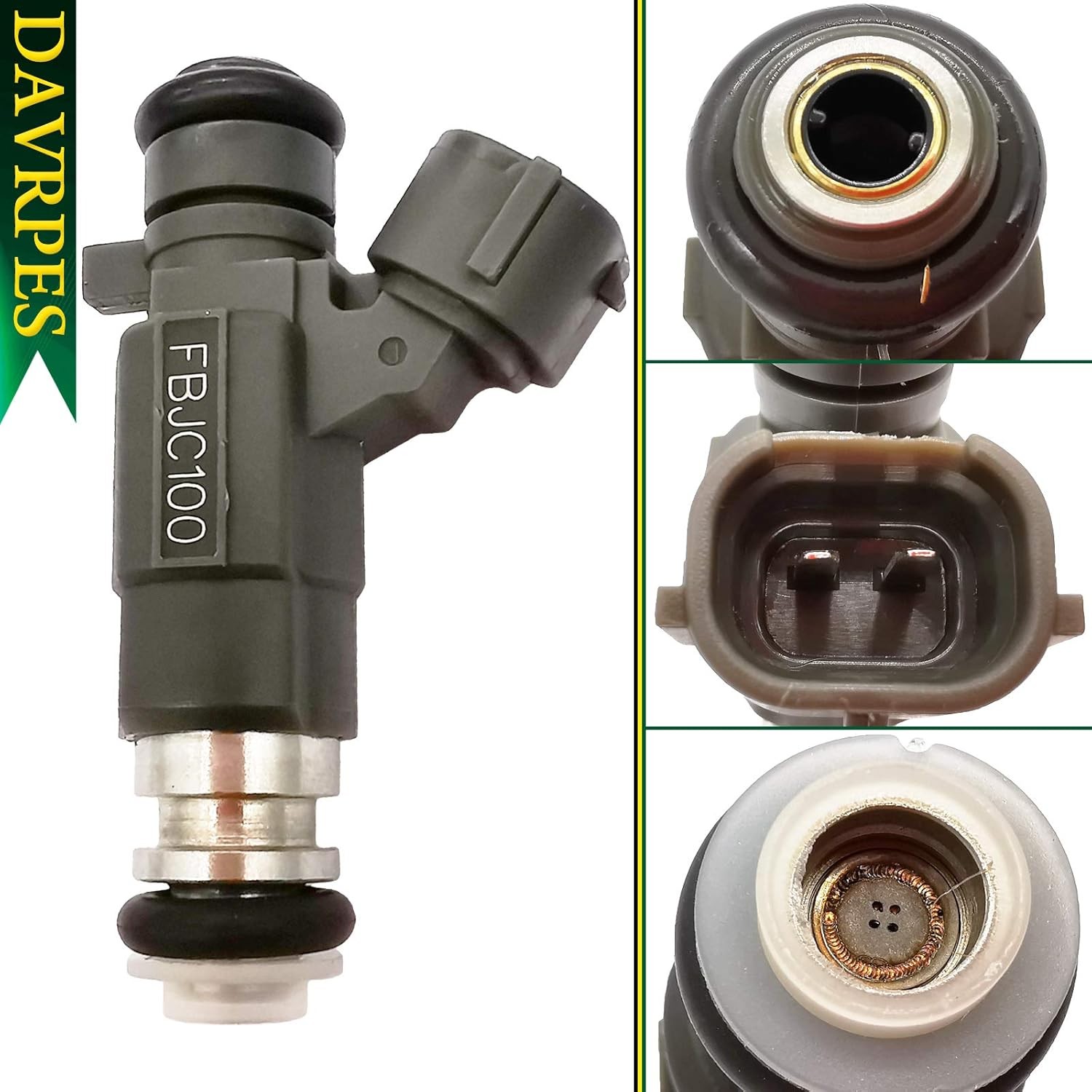 6Pcs FBJC100 FJ828 Fuel Injectors 4 Holes Fuel Spray Nozzle For Infiniti 03-04