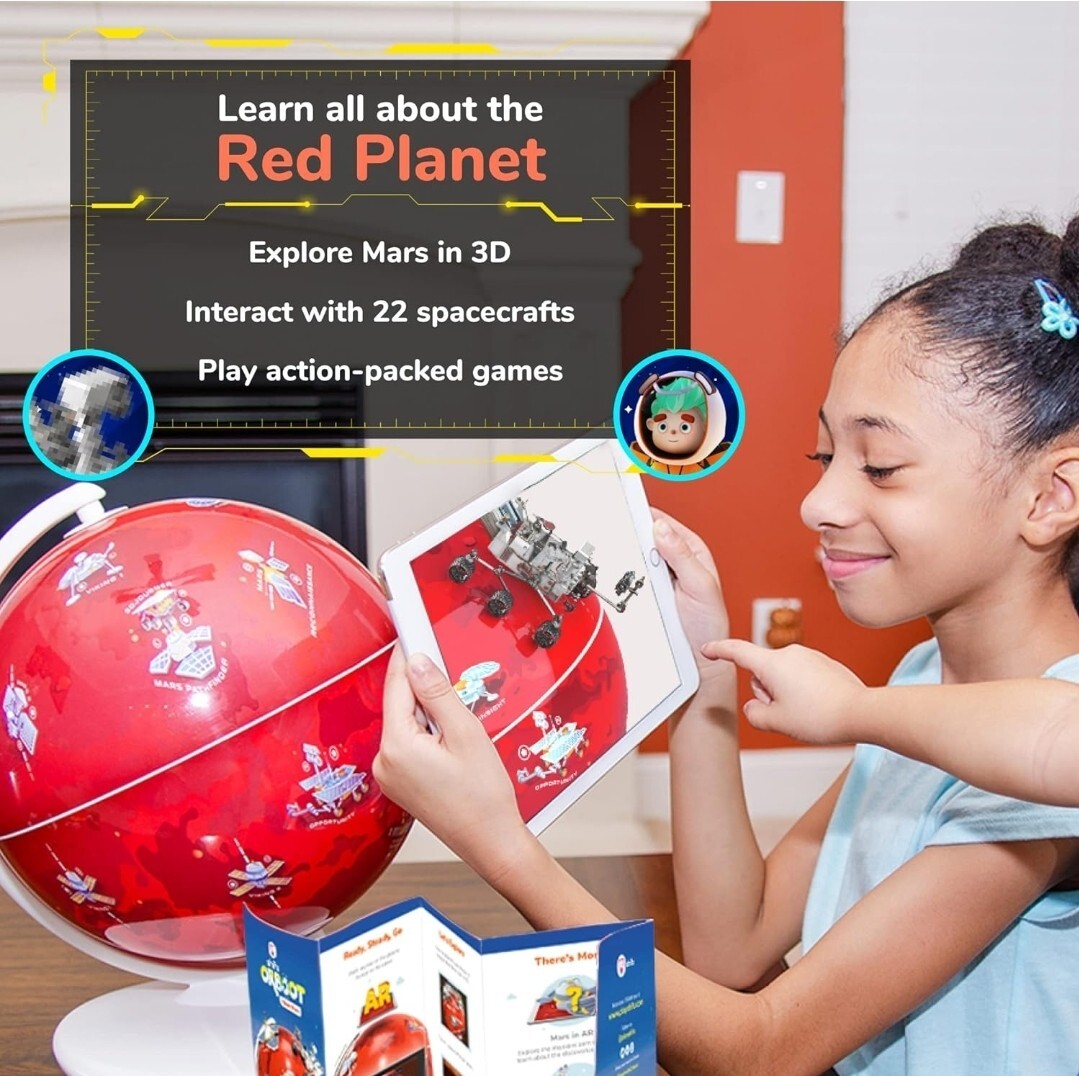 Educational – Shifu Orboot Mars [App Based] Interactive AR Globe for Planet Mars