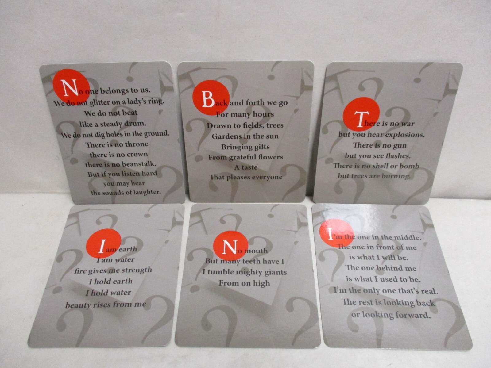 Riddles Knowledge Cards by Emmanuel Williams Complete Set of 48 Cards with Box