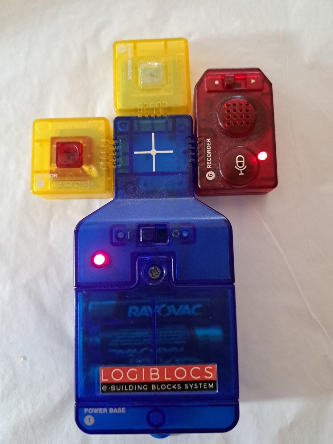 LogiBlocs Secret Recorder Button & Light Sensor