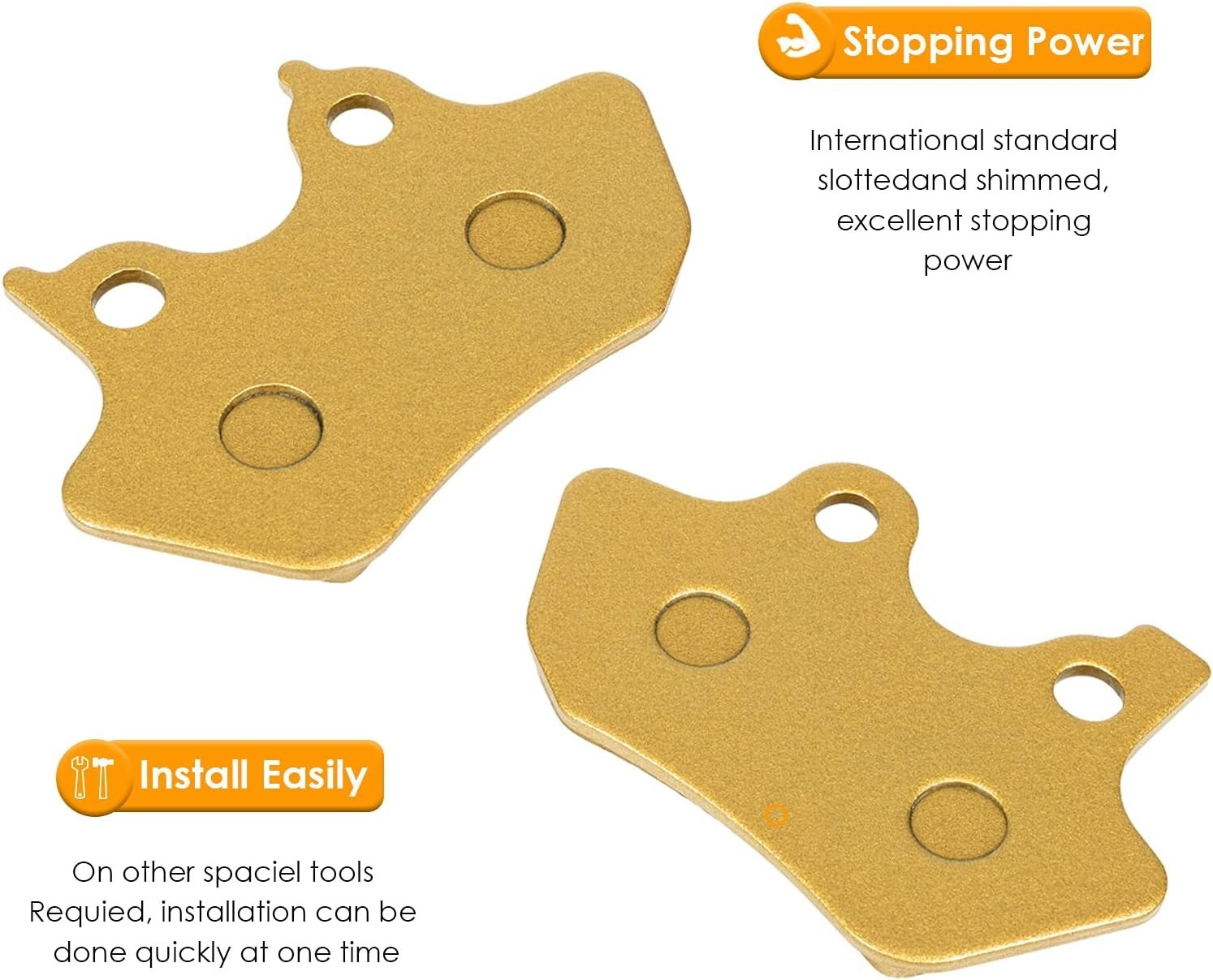 Brake Pads Heavy-duty Ceramics for Harley Davidson 2000-2007 Touring Flhtcu-i