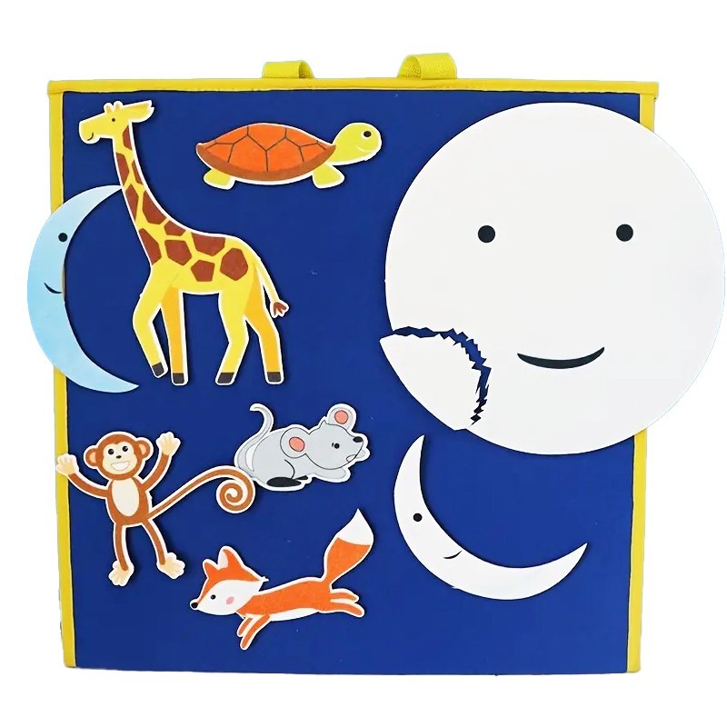 Goodnight Moon Felt Set, Montessori Educational Flannel/FeltBoard ,story time