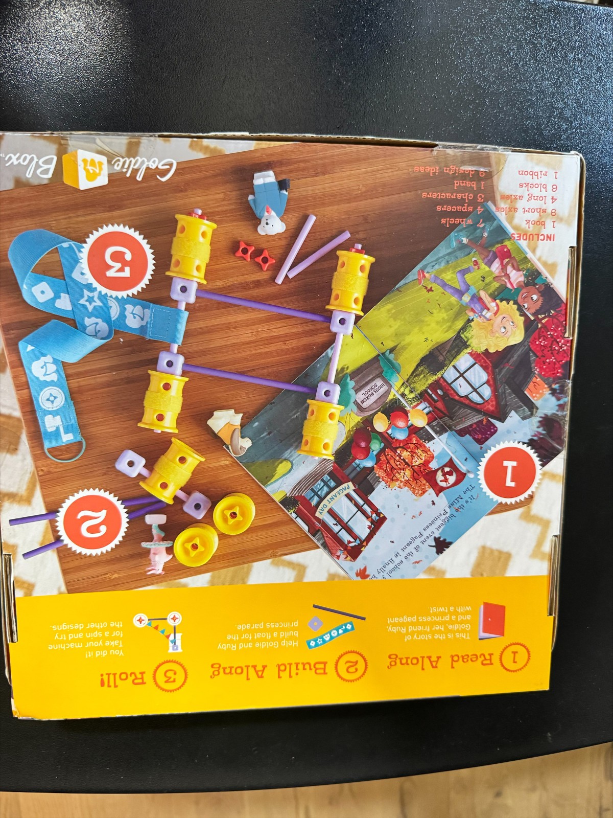 GoldieBlox And The Parade Float Engineering Toy Book Set 34 Pieces Ages 4–9