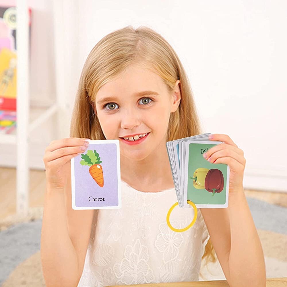 Learning English Words flashcards for toddlers 2-4 years Educational cards Toys