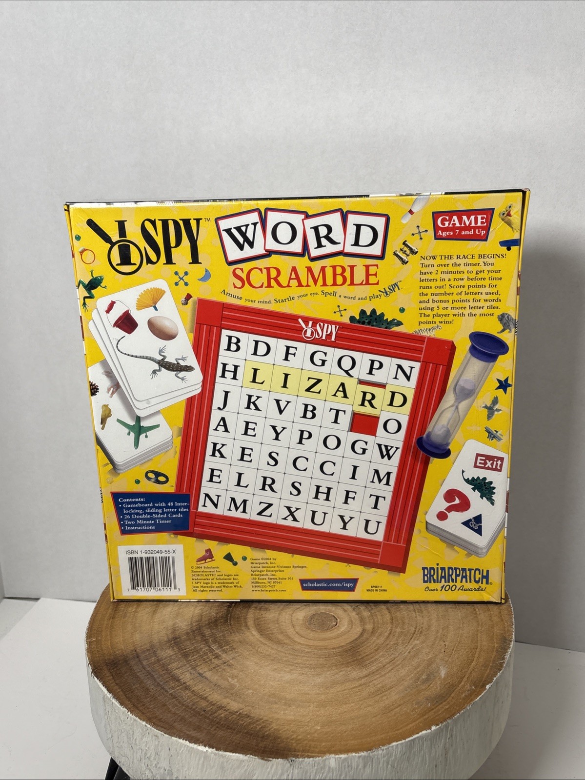 NEW Scholastic I SPY WORD SCRAMBLE – Age 7+ Educational Game Board Brand New