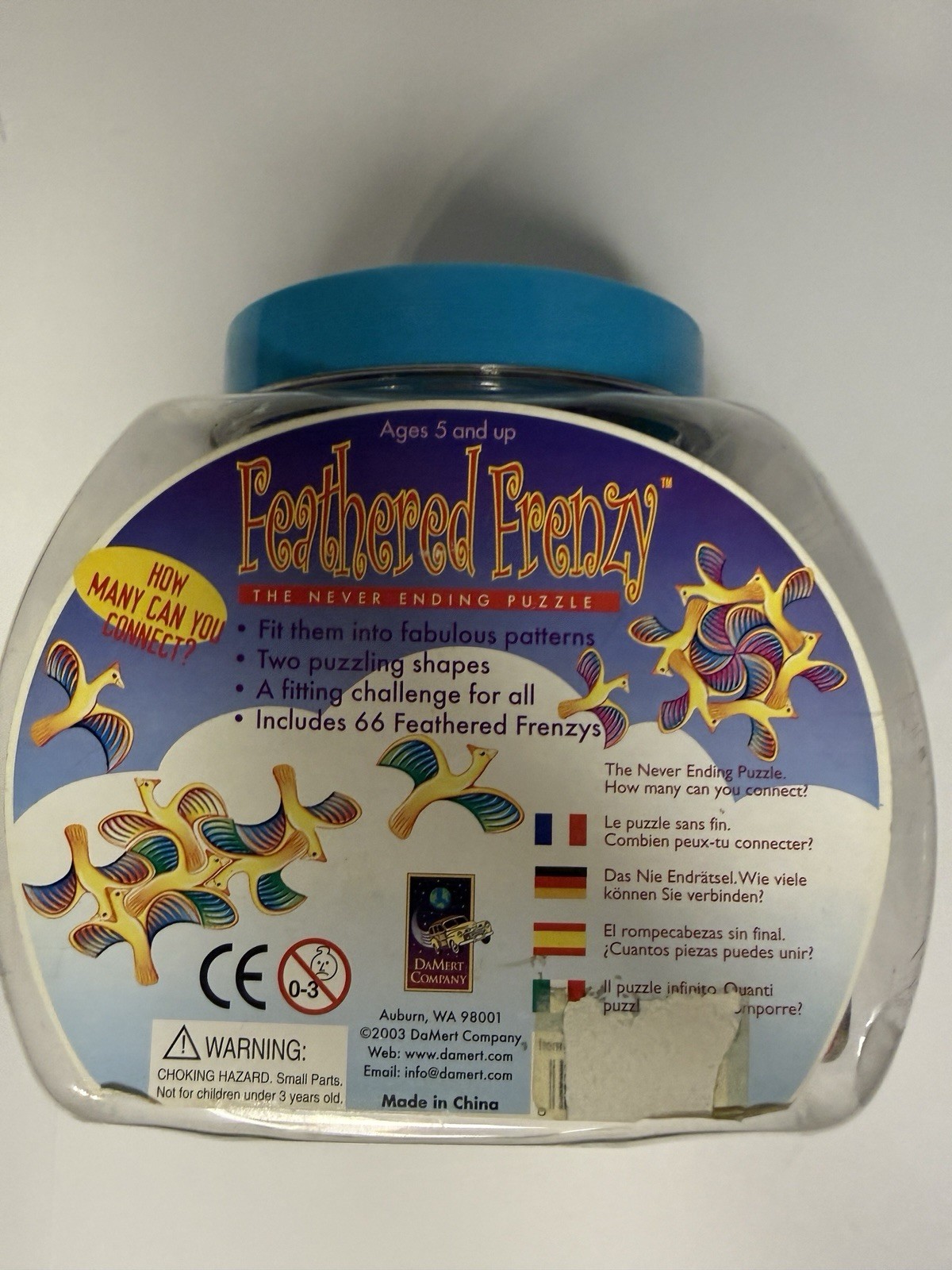 Feathered Frenzy The Never Ending Puzzle Bird Pattern Montessori Homeschool 64