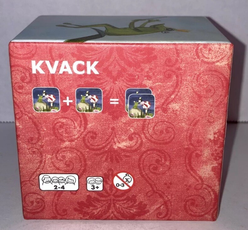 IKEA KVACK Memory & Matching Game – fairy tales – frog/princess/wolf 3.25”-C