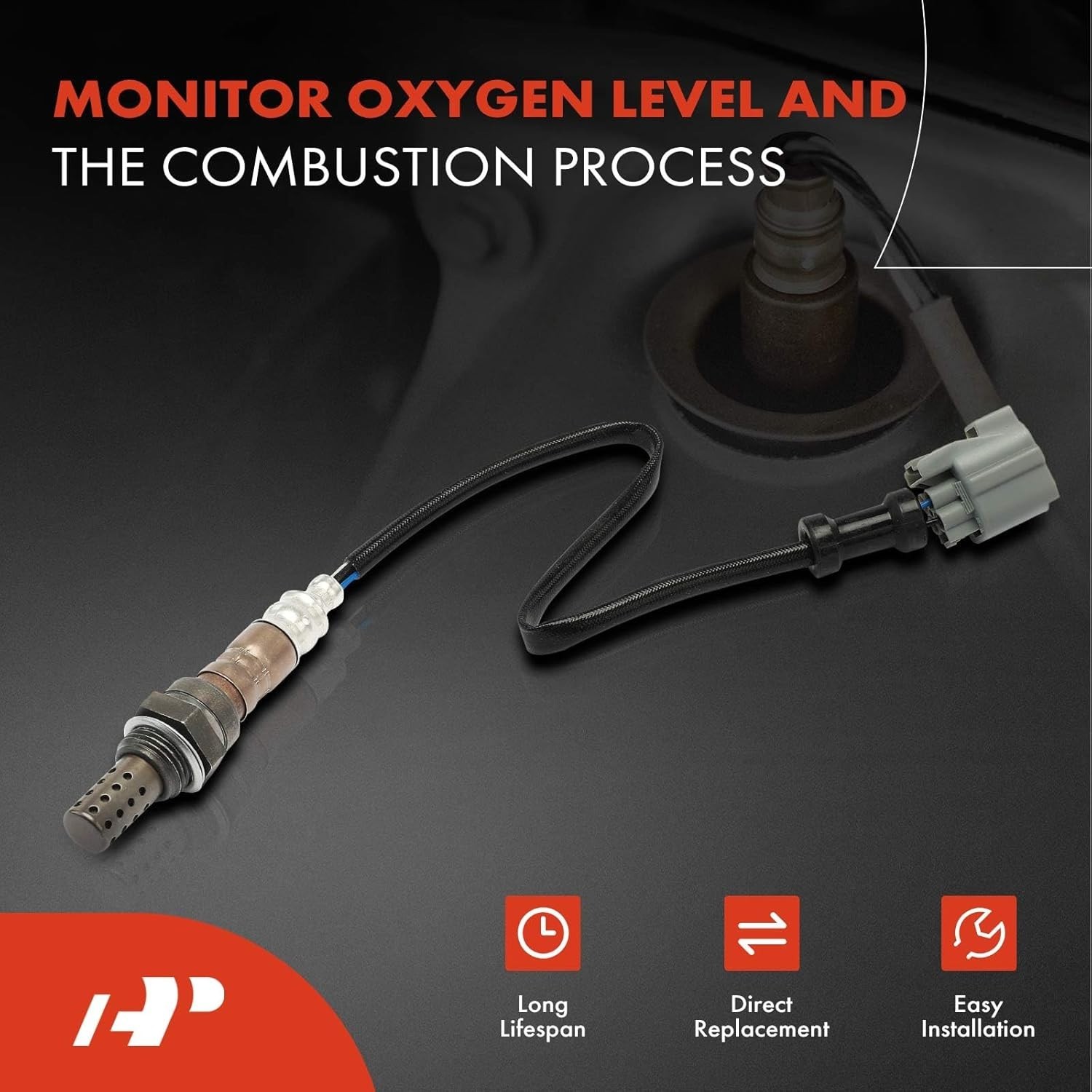 APM O2 Oxygen Sensor Compatible with Honda CR-V CRV 2005-2006 2.4L,