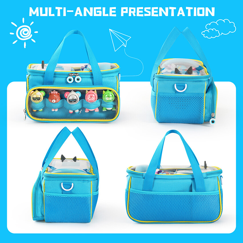 Transparent Lid Storage Bag Carrying Case Organizer Pouch for TONIEBOX Starter