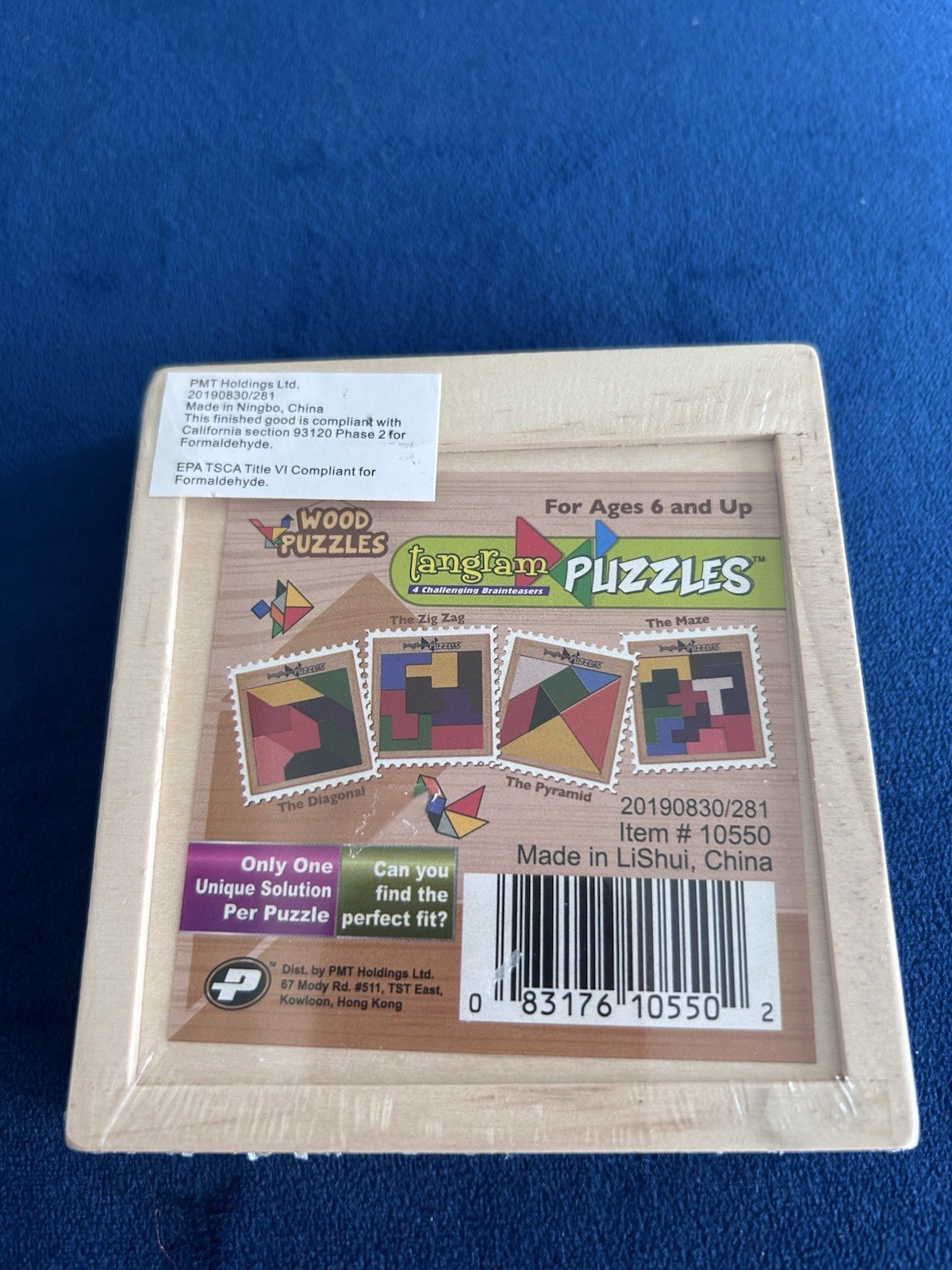 NWT Tangram Puzzle Game for Children Educational Toy Kids