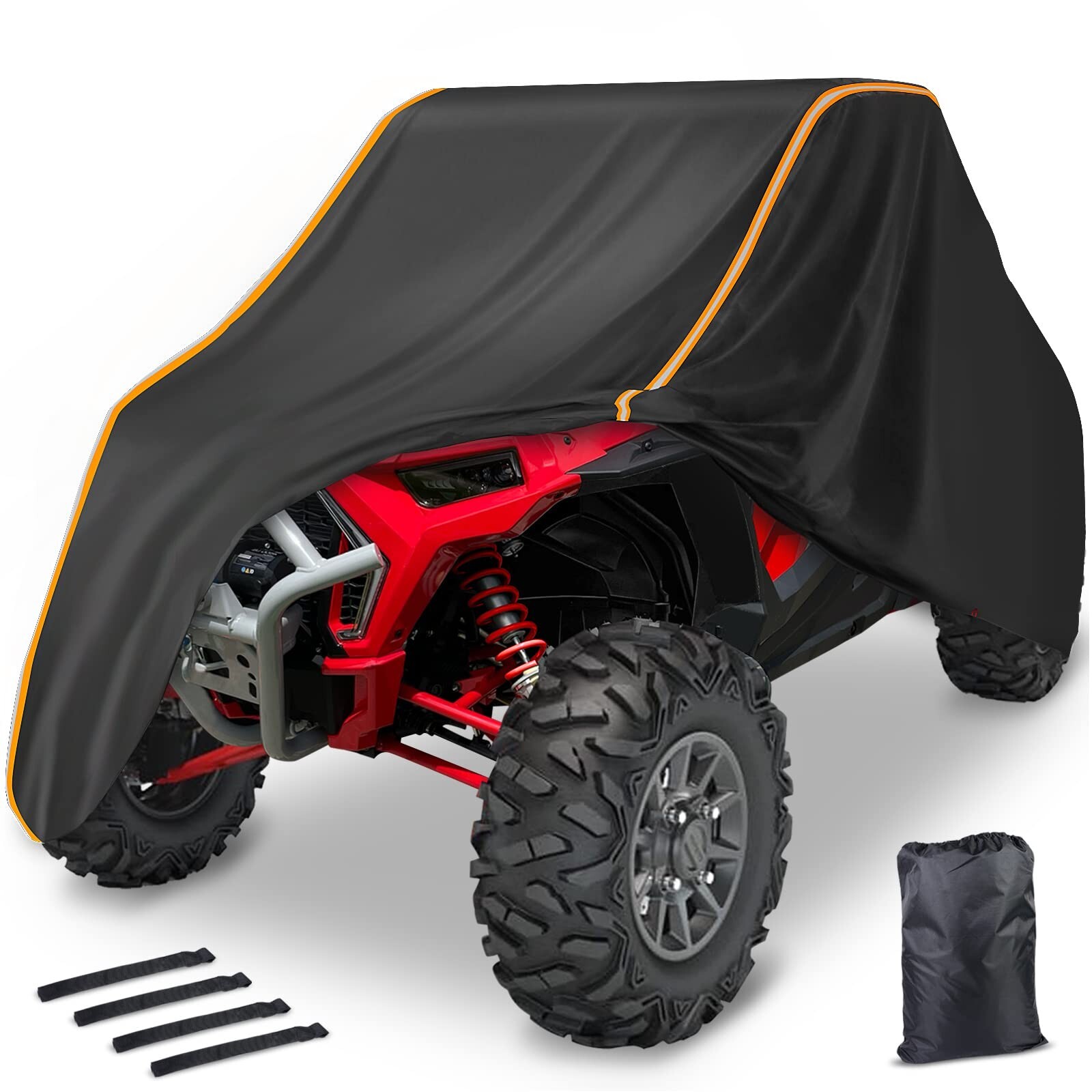 RZR UTV Cover 2-3 Seater-StarknightMT Waterproof 420D Heavy Duty Outdoor Stor…