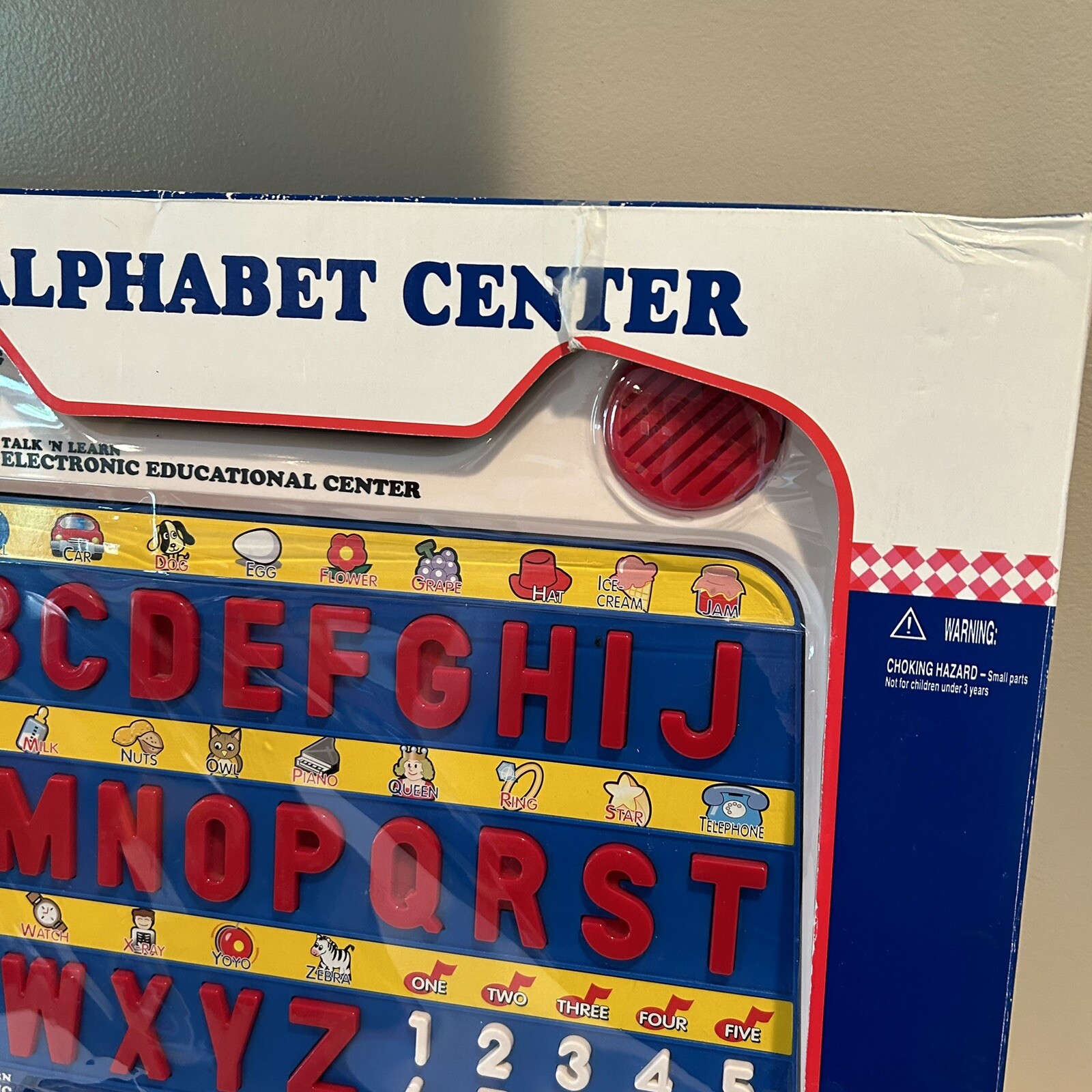 Vintage Talk ‘n Learn Alphabet Center Electronic Educational Center Works
