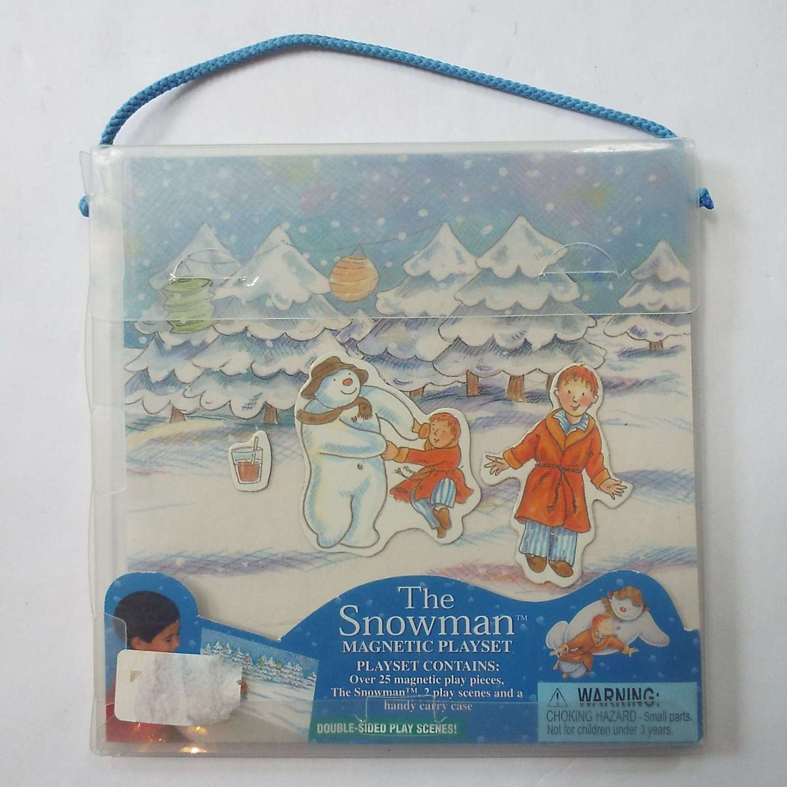 The Snowman Magnetic Playset Tote Play Scenes Magnets Raymond Briggs Eden 2000
