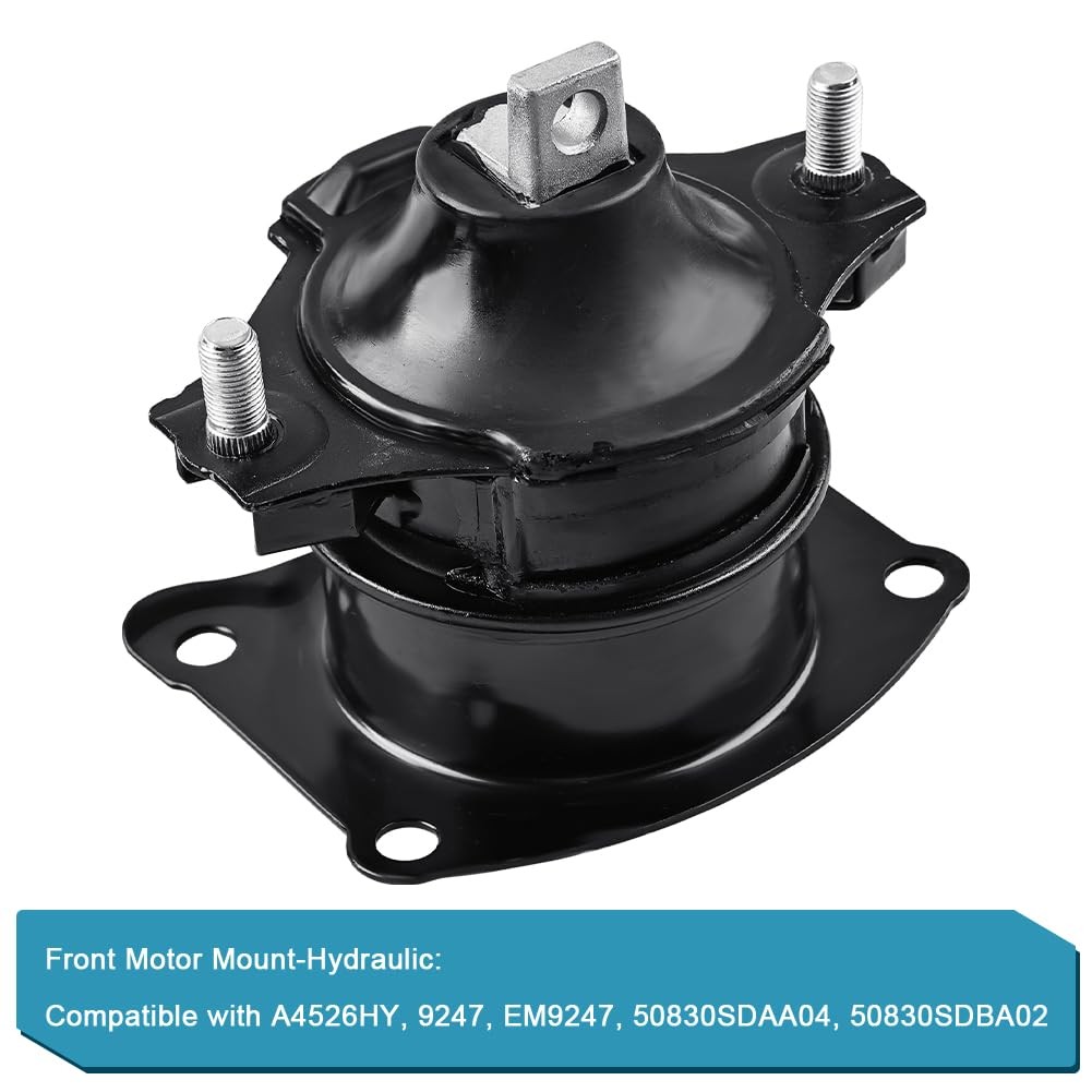 JDMON 7Pcs Engine Motor & Transmission Mount Kit Replacement for Acura Black