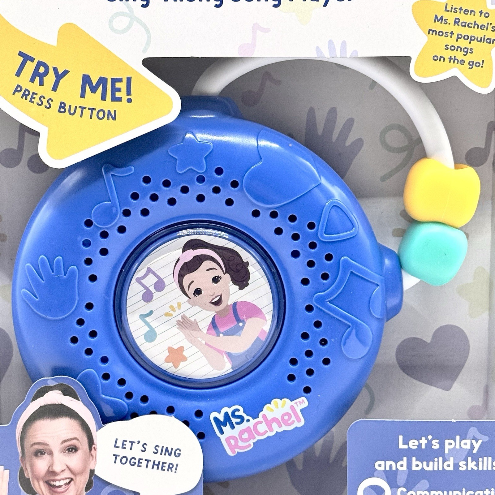 Ms. Rachel Electronic Sing Along Song Player with 14 Interactive Musical Sounds
