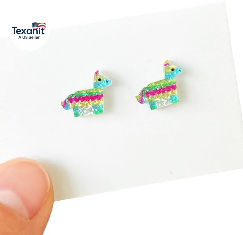 Best Mom Love Heart Stud Earrings,Cinco De Mayo Earrings Set for Women Statement