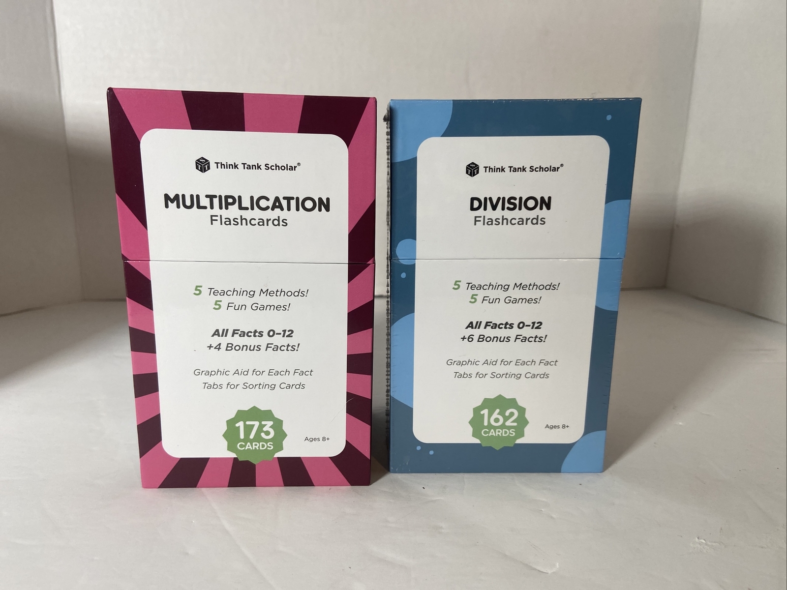 Think Tank Scholar Multiplication and Division Flash Cards Ages 8+ 335 Cards!