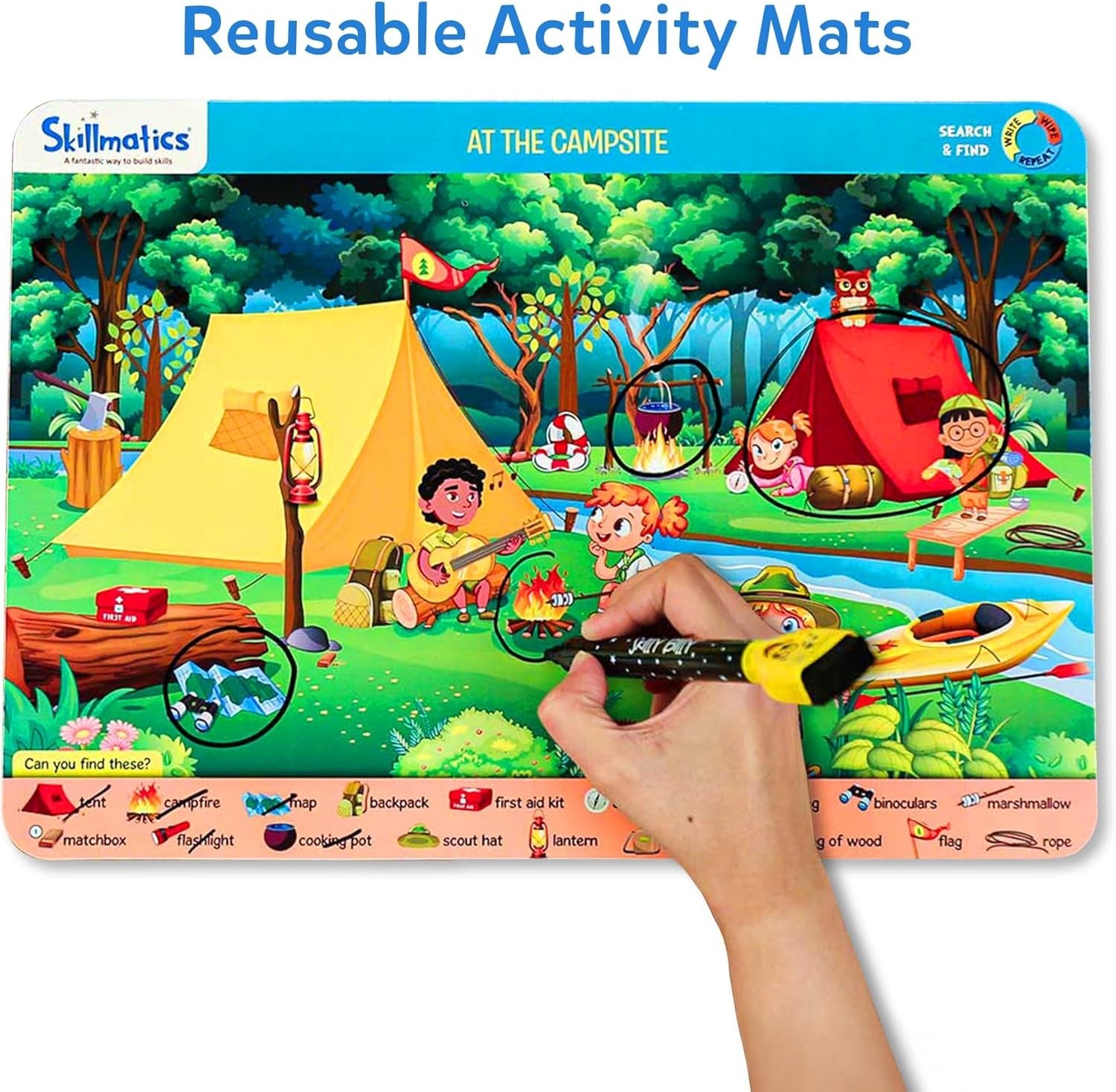 Search and Find Educational Game – Reusable Preschool Learning Activities, Pe…