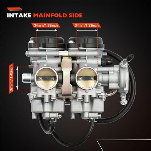 Carburetor Compatible with 2001-2005 Yamaha Raptor 660 660R YFM660 YFM660R ATV