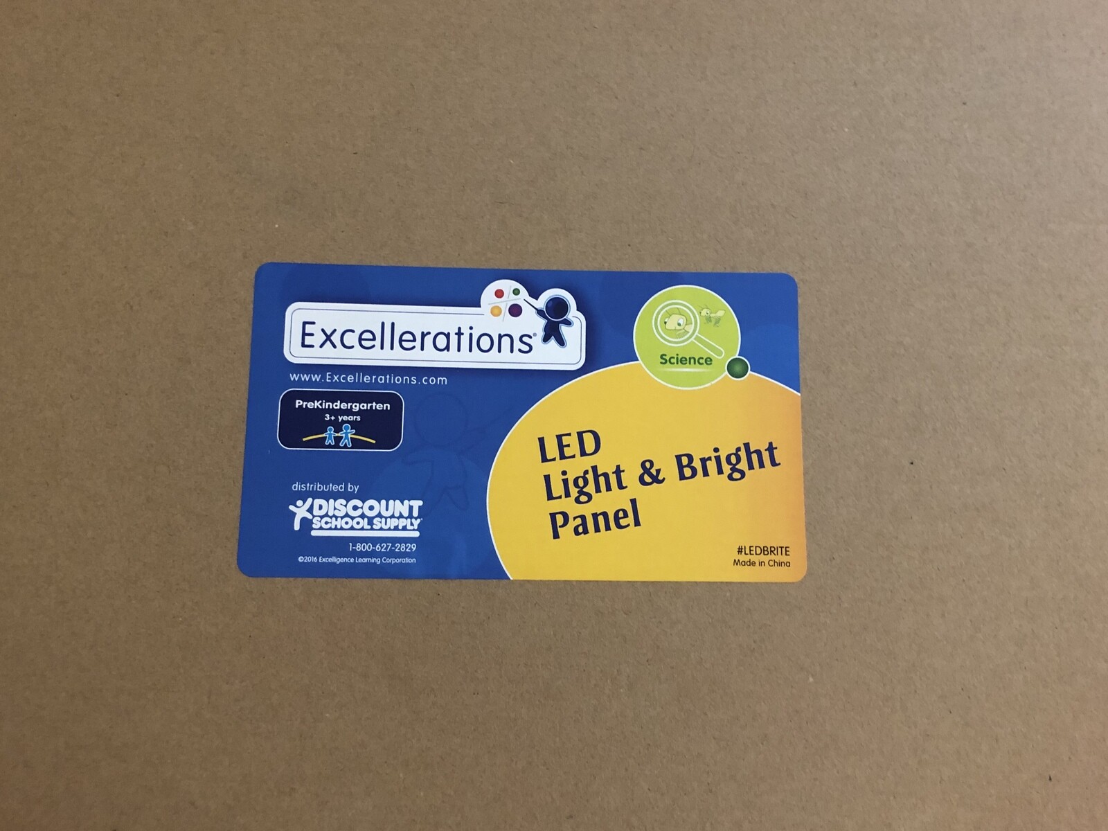 Excellerations LED Light Box, STEM Toy, Color & Light Discovery, Educational Toy
