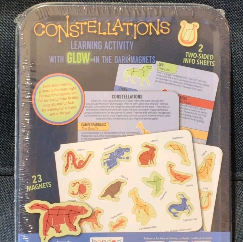 Magnetic Learning Activity Constellations magnets S.T.E.M. Educational