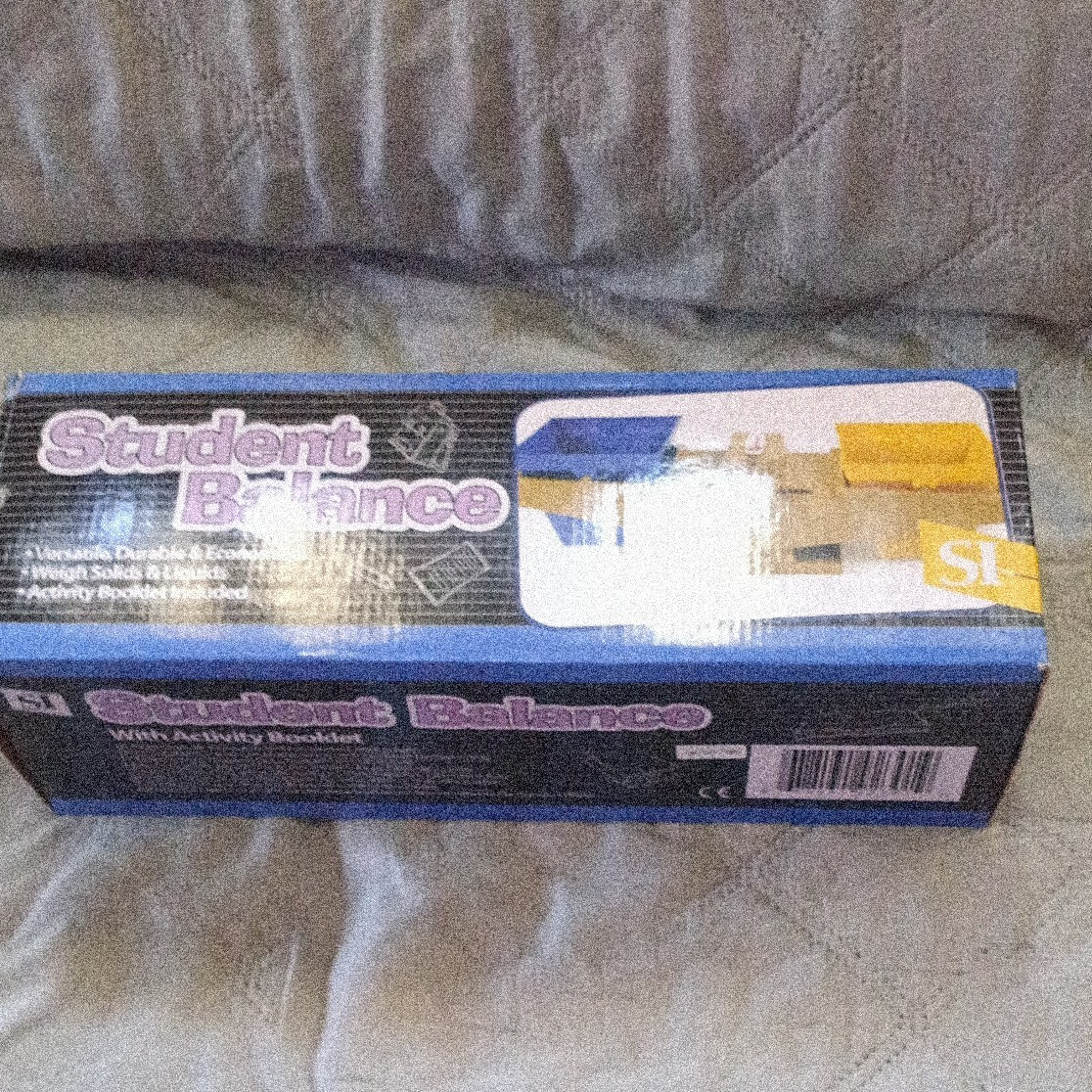 Student Balance Science Educational Scale Set w/ 2 Buckets, 2000g Capacity