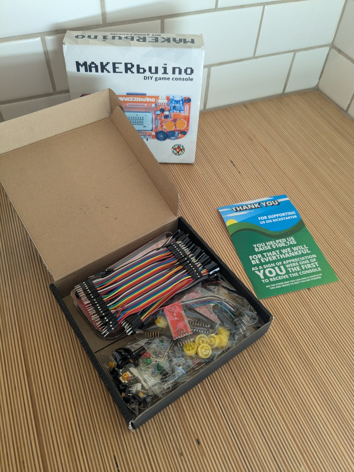 MAKERbuino DIY Game Console STEM Activity Kit with Arduino