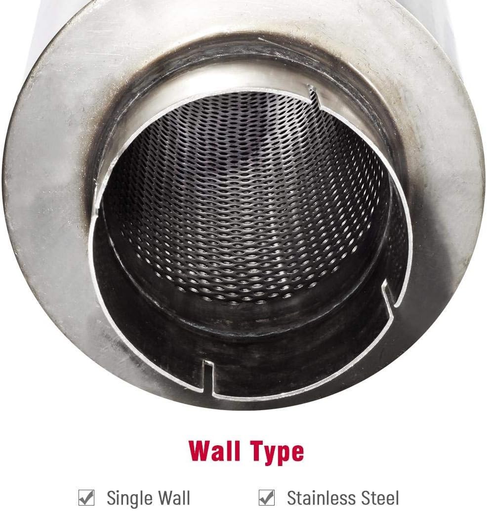4″ Inlet Diesel Exhaust Muffler 7″ x 24″ Body 30″ Whole Length XS2772