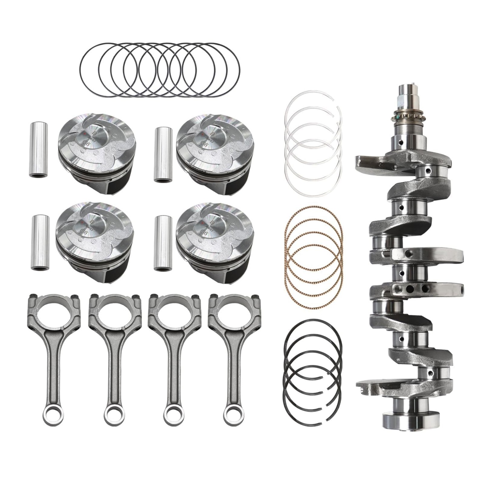 G4FD Crankshaft Rod Piston Kit for Soul Rio Accent 2012-2017 | Precise holes …