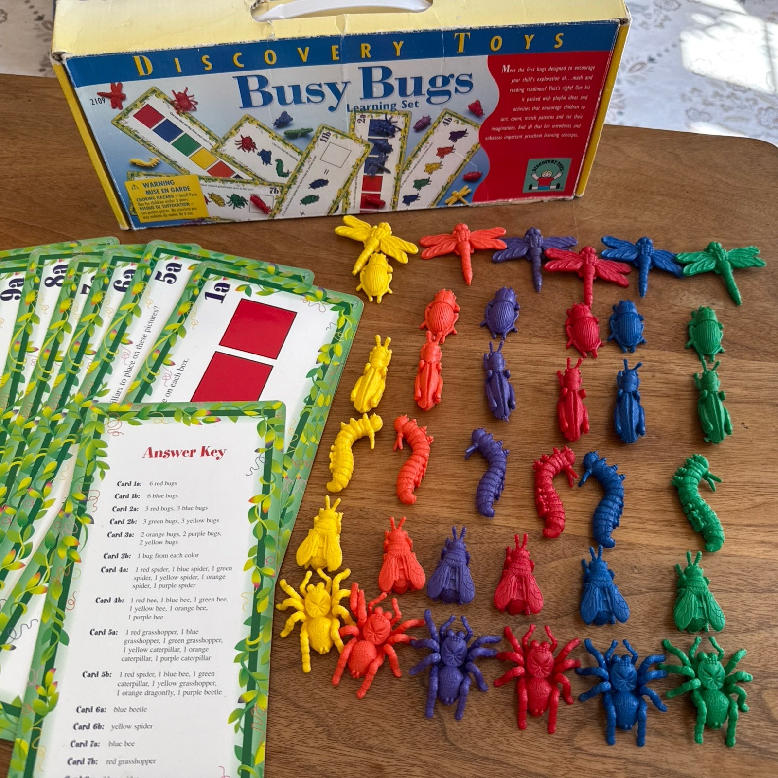 Discovery Toys Busy Bugs Learning Resources Game 2000 Vtg Box SPEECH THERAPY SLP