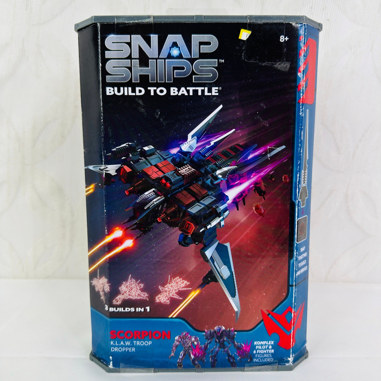 Snap Ships Build to Battle Scorpion K.L.A.W. Troop Dropper 3 Builds in 1 New