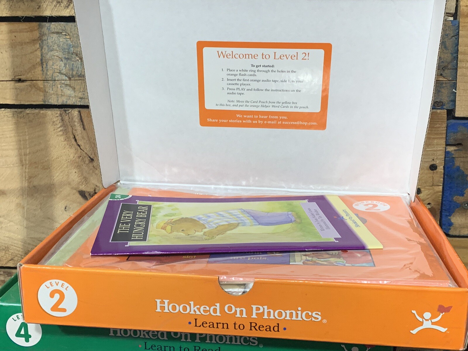 Hooked On Phonics Level 2 4 5 Readers Workbooks Cassettes Cards Most Sealed
