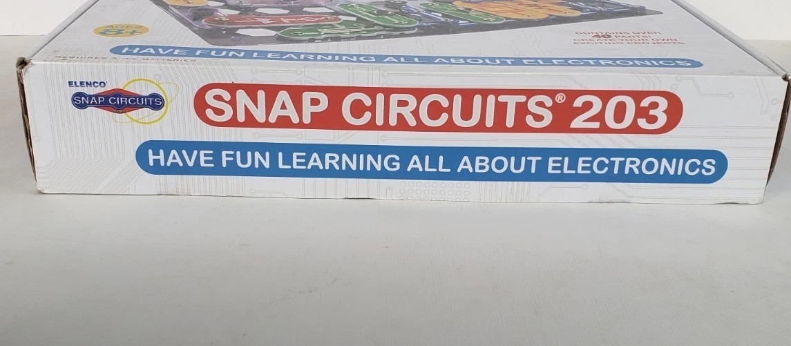 Snap Circuits 203 Electrical Project Kit 200+ Projects Elenco Complete