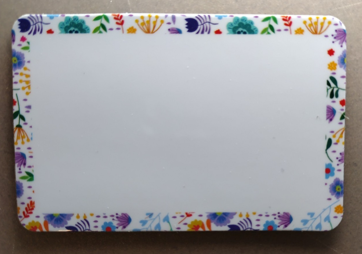 40 Blank Dry-Erasable Magnets by Attractiva