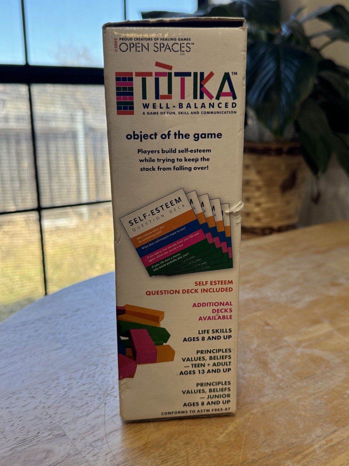 Open Spaces Totika Well Balanced Wood Stacking Game To Promote Personal Growth